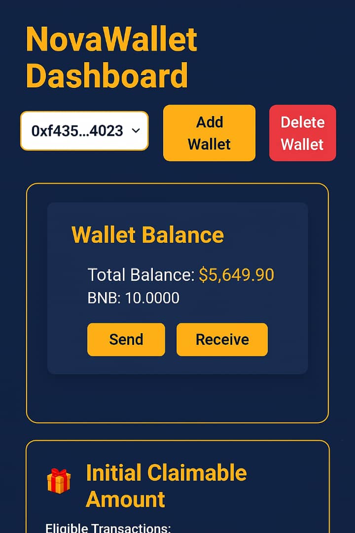 NovaWallet Screenshot